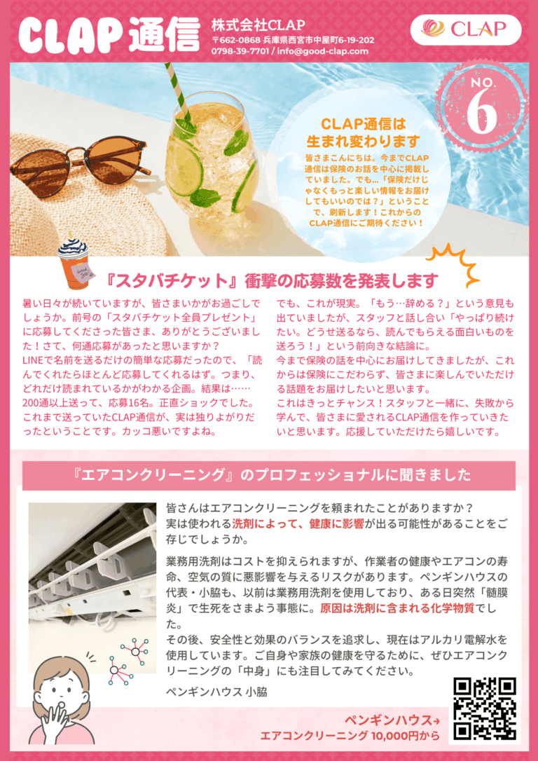 CLAP通信No.6